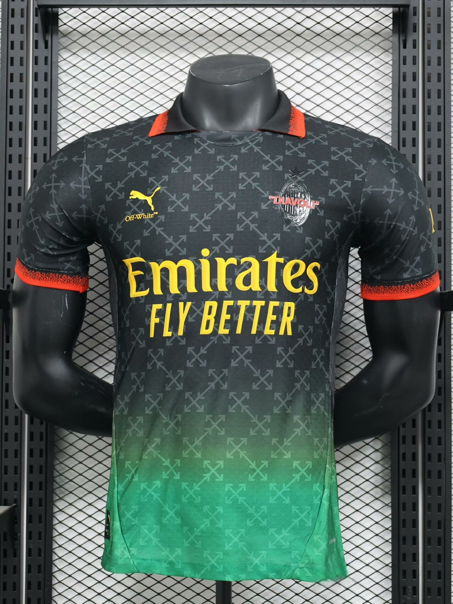 2425시즌 AC밀란 어센틱 어웨이 유니폼